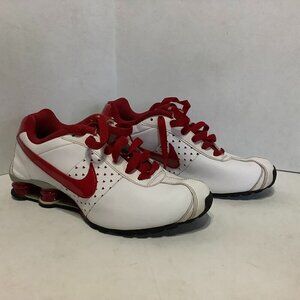 Women's Nike Shox Classic II Shoes Sz 8.5 Valentines Heart #343907-166 White/Red